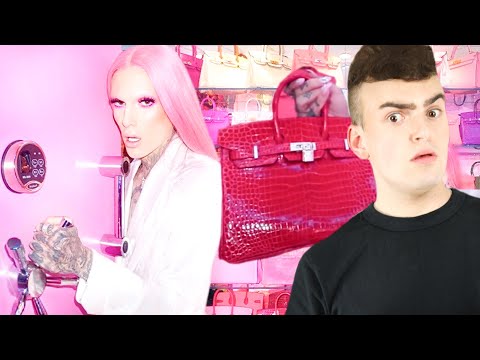 Reacting to Jeffree Star's Closet Tour (Birkins ≠ Taste)