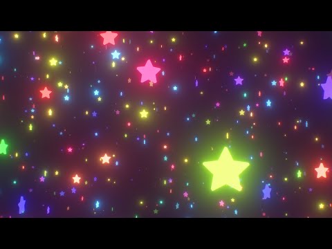 Flying Through Twinkling Star Shapes Glowing Christmas Light Colors 4K Motion Background for Edits