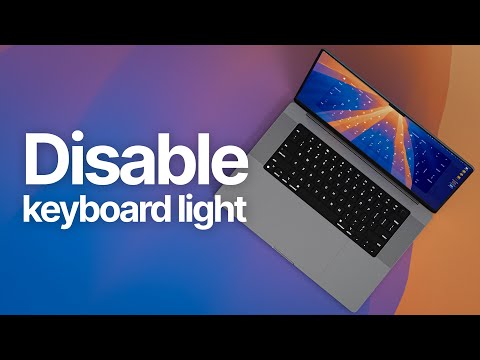 How To Turn Off Keyboard Light On a Mac