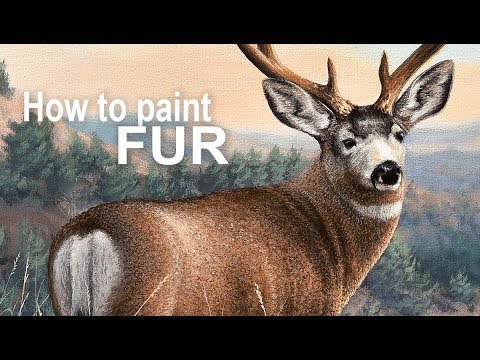Realistic Painting Tips - How to Paint FUR