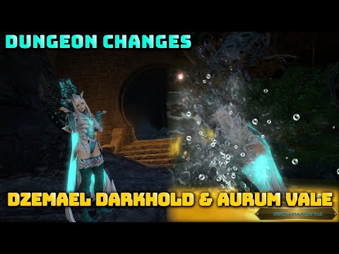 FFXIV: 7.4 Dungeon Changes - Aurum Vale & Dzemael Darkhold