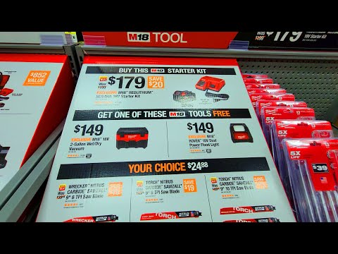 Home Depot HUGE Buy One Get One Tool Deals Milwaukee Dewalt