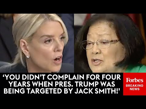 BREAKING NEWS: Bondi And Hirono Have Fierce Clash During Tense Judiciary Committee Hearing