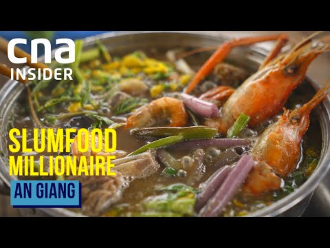 Fermented Fish Hotpot & Neem Salad In Vietnam’s Floating Slum | Slumfood Millionaire | Long Xuyen