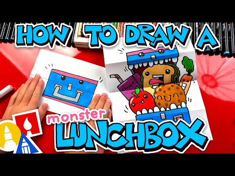 How To Draw A Lunchbox Monster Folding Surprise