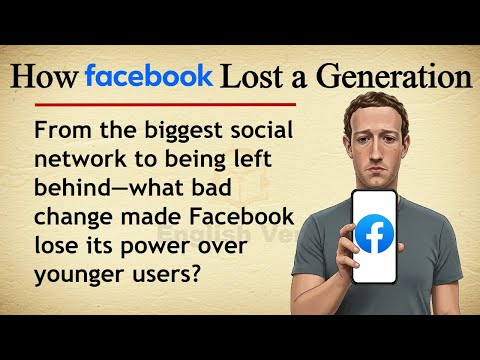 How Facebook Lost a Generation || π±π Learn English Through Story Level 1 || Graded Reader π§