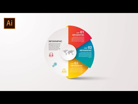 Create an infographic with minimalist designs in Illustrator CC