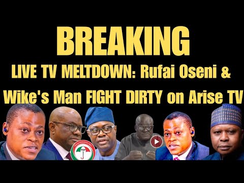 BREAKING: Arise TV LIVE SHOWDOWN! Rufai Oseni & Wike's PDP Chieftain in HEATED EXCHANGE Over Tinubu