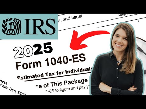 How to calculate estimated taxes - 1040-ES Explained! {Calculator Available}