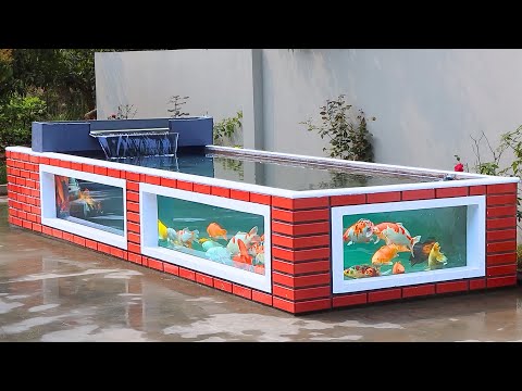 How To Make Outdoor Aquarium 2000gal - Design And Decorations