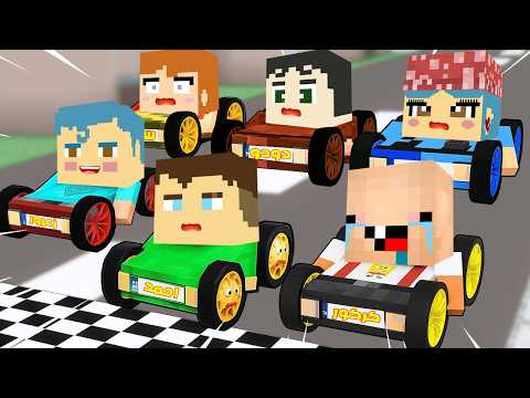 فلم ماين كرافت : سيارة زعرور الجديدة السريعة تسبق جميع سيارات العالم ( كركور يبكي ) 🔥😱