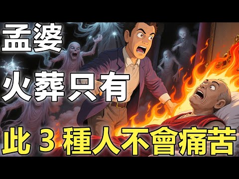 火葬時死者會感到痛苦嗎？孟婆僅用一句話，揭示了此3類善人絕不會痛苦！【輪回|因果|佛學】