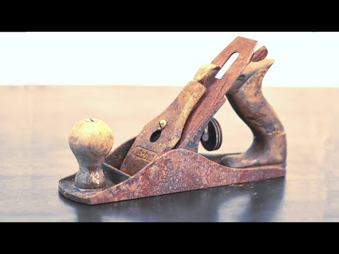 Restoration of a very rusty Record No4 Plane - ASMR