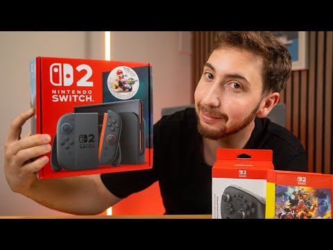 Nintendo Switch 2 Unboxing! + Games & Accessories!
