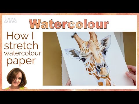 How to Stretch Watercolor Paper