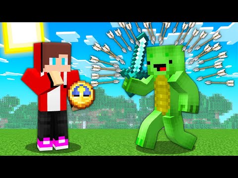 JJ and Mikey Time Freezer Speedrunner VS Hunter in Minecraft - Maizen Mizen JJ Mikey