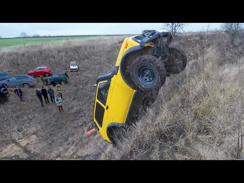 БЕШЕНЫЙ НИВАВОД НАПУГАЛ ВСЕХ! БИТВА против AUDI QUATTRO, TANK 300, PAJERO, KYRON, CHANGAN в ГОРУ!