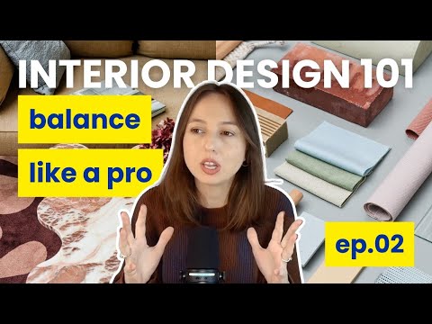 Interior Design 101 Course | How to Balance a Room Like a Pro (Interior Design Basics) ep.02