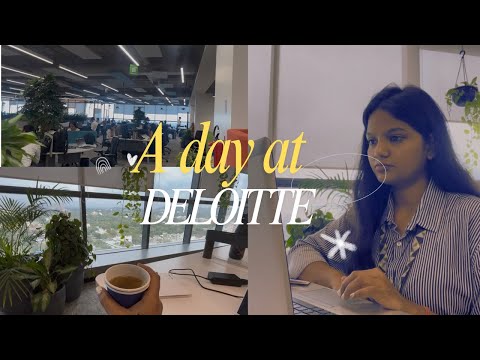 A day at Deloitte! #deloitte #india #corporate #office #Pune #insights #officetour #lunch #cafeteria