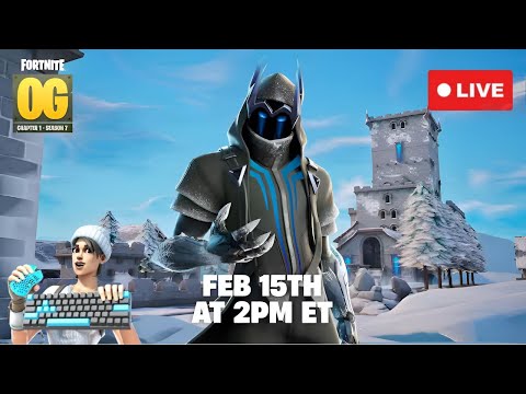 Fortnite OG - Ice King Live Event!!