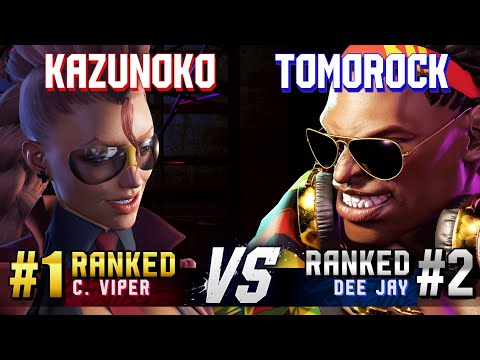 SF6 ▰ KAZUNOKO (#1 Ranked C.Viper) vs TOMOROCK (#2 Ranked Dee Jay) ▰ High Level Gameplay