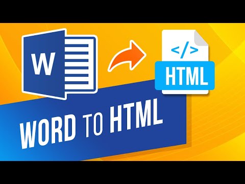 How to Convert a Word Document to HTML | How to Save a Word Document as a Web Page