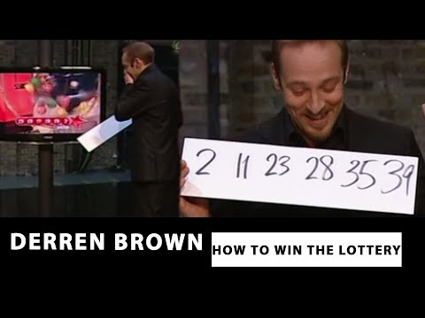 Derren Predicts Lottery Numbers | HOW TO WIN THE LOTTERY | Derren Brown