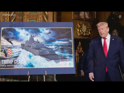 Donald Trump announces new Navy battleships as military announces another boat strike
