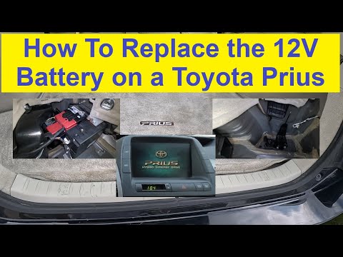 Replacing the 12 Volt Battery on a Toyota Prius