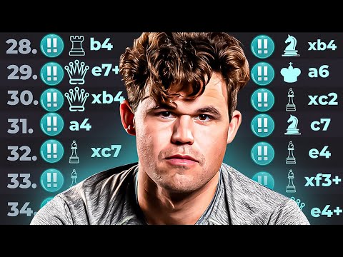 Magnus Carlsen OBLITERATES Richard Rapport w/ 101 BRILLIANT MOVES IN A ROW!!