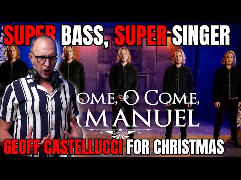 Vocal Coach Reacts: GEOFF CASTELLUCCI sings "O come, Emmanuel" - multiple vocal lines, ONE singer!