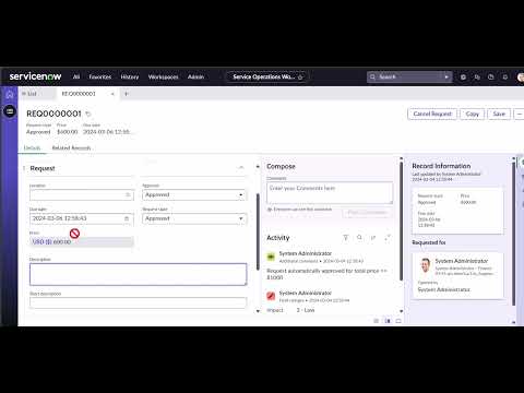 ServiceNow  IT Support Ticketing System Training | Updated Demo