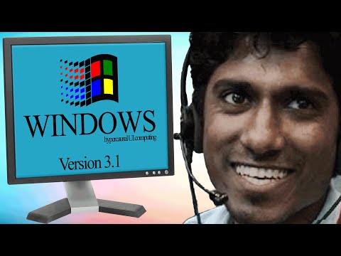 Scammers VS Windows 3.1 FULL UNEDITED CALLS!