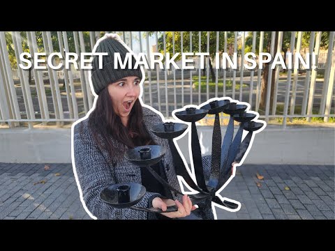 Hidden Gems At This Secret Market 💎 Thrift With Me in SPAIN!