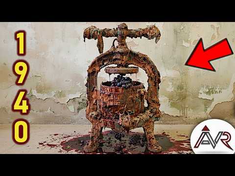 90 years old Hand Press Juicer Restoration & LAST Restoration of 2025 !