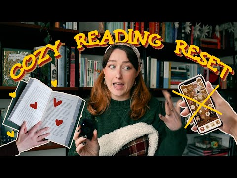 Cozy Reading Reset 📚☕ books instead of scrolling