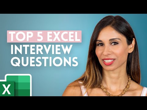 5 Excel INTERVIEW Questions You NEED to Get RIGHT