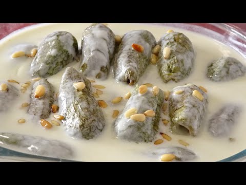 شيخ المحشي(كوسا باللبن)بطريقة سهلة وسريعة👌