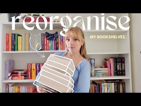 Let's reorganise my bookshelves! (+ bookshelf tour)
