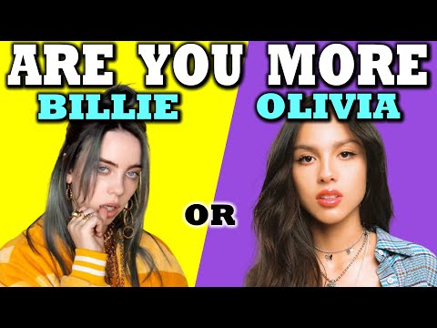 Are You More Like Billie Eilish or Olivia Rodrigo? Take This Test to Find Out!  (AESTHETIC QUIZ)