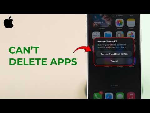 Why You Can’t Delete Apps on iPhone?