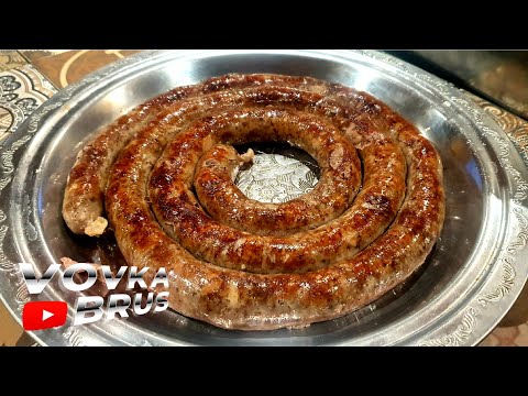 Домашня ковбаса з цілого кабанчика. Простий покроковий рецепт.