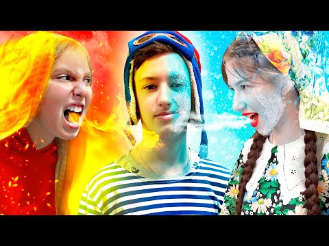 HOT vs COLD GIRLFRIEND AT CAMP! WHO WILL THE VILLAGE GUY CHOOSE? VILLAGE vs CITY