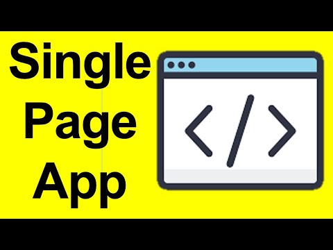 What is a single page application? SPA