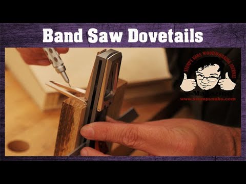 Struggle with dovetails? Try this band saw jig!