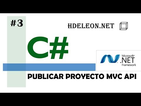 Curso de C# .NET | Publicar proyecto, configurar IIS | #3