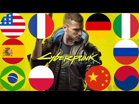 Cyberpunk 2077 in 10 Languages | Dubbing Comparison