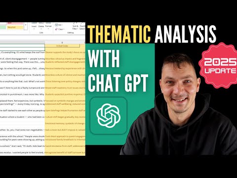 Thematic analysis with ChatGPT - coding qualitative data (2025 method)