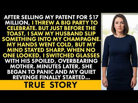 “I Sold My Patent for $17M, Then Saw My Husband Slip Poison Into My Glass—So I Made Him Pay”
