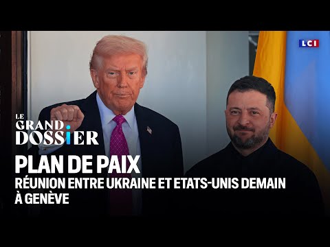 Plan de paix : réunion entre Ukraine et Etats-Unis demain à Genève｜LCI